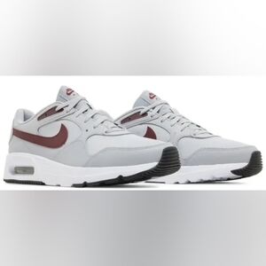 Nike Air Max SC 'Wolf Grey Dark Team Red' Sneakers Size 10 Like New